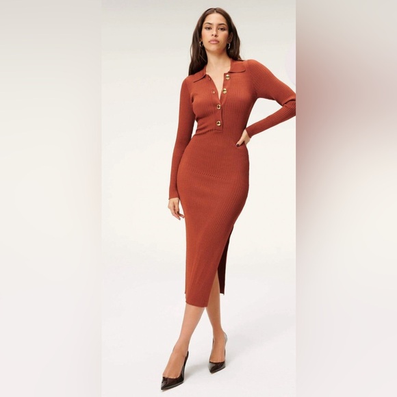 Good American Polo Midi Dress - Picture 2 of 15